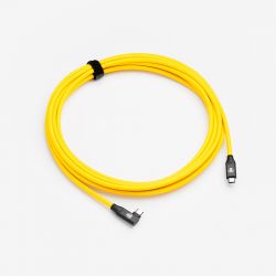 USB-C / USB-C 90° - 5m - Jaune