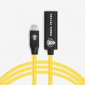 USB-C / USB-C Femelle - 5m - Jaune