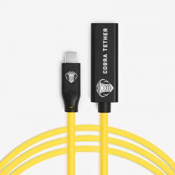 USB-C / USB-C Femelle - 5m - Jaune