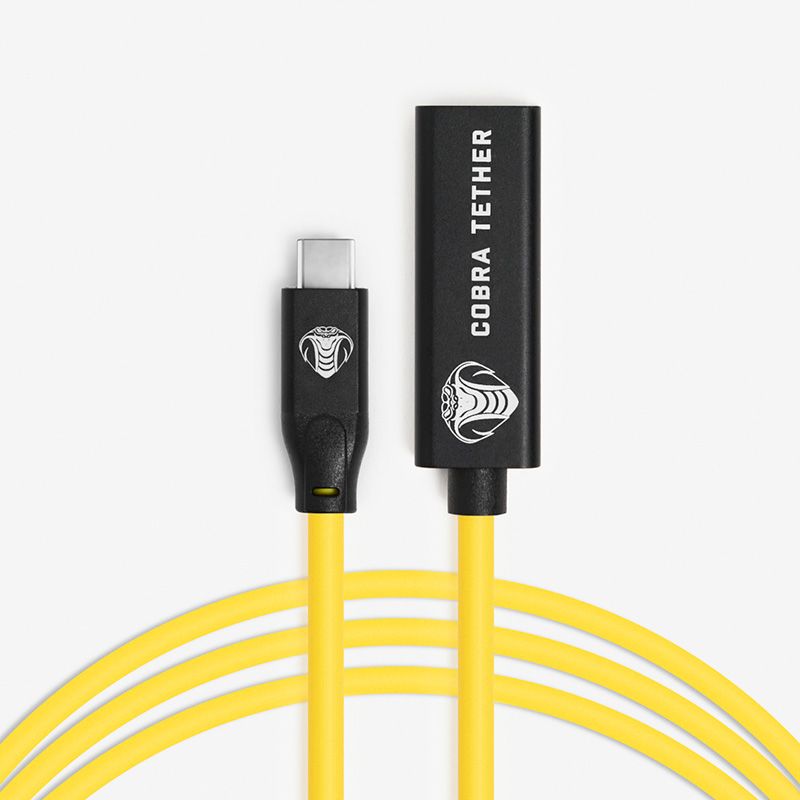 USB-C / USB-C Femelle - 5m - Jaune