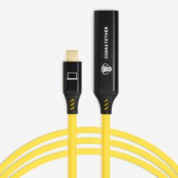 USB-C / USB-C Femelle - 10m - Jaune