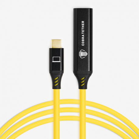 USB-C / USB-C Femelle - 10m - Jaune