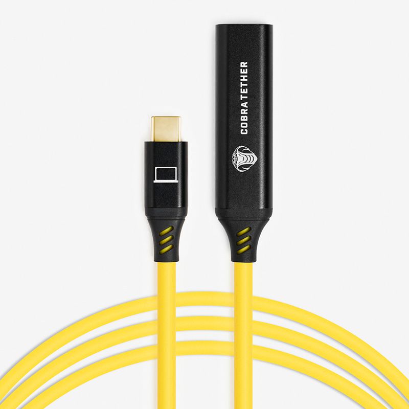 USB-C / USB-C Femelle - 10m - Jaune