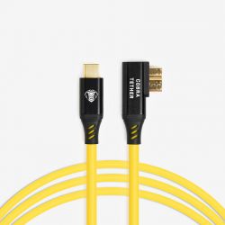 USB-C / USB-3 Micro-B 90° - 10m - Jaune