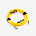 USB-C / USB-C 90° - 10m - Jaune