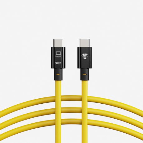 USB-C / USB-C - 10m - Jaune USB-C / USB-C - 10m - Jaune
