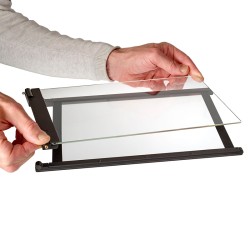 RPS-514 Passe-vue plan film 8x10'' + Presse film & plaque de verre