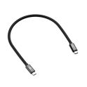 USB-C / USB-C - 0,3m - Noir