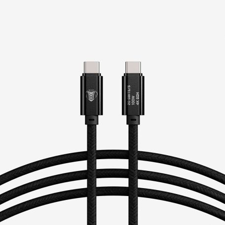 USB-C / USB-C - 0,3m - Noir USB-C / USB-C - 0,3m - Noir