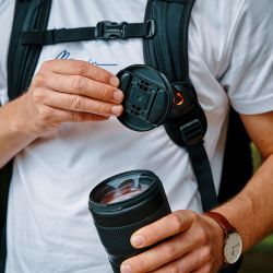 SNAPSNAP Fixation magnétique bouchon d'objectif 