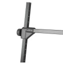 Kit 2 x bras support éclairage + clamp - statif reproduction