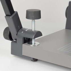Kit 2 x bras support éclairage + clamp - statif reproduction