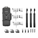 LA300R-K3 Kit 3 torches Led Cob 300W RGB - Litemons