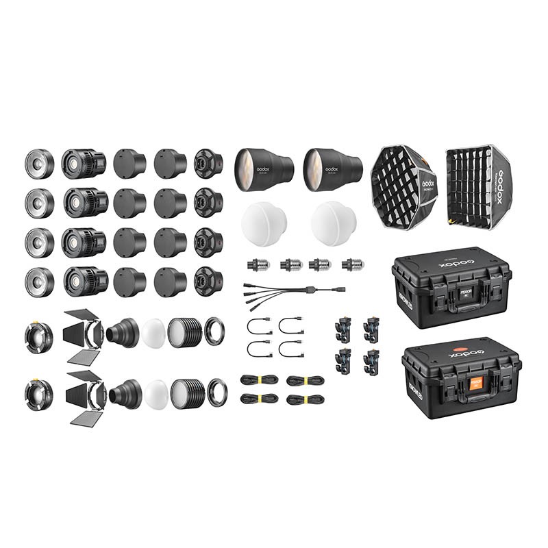 MS60R 4K Kit 4 Led Cob 60W RGB