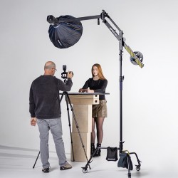 Easy Boom 360 - Girafe Studio Compacte + Bras 70 cm