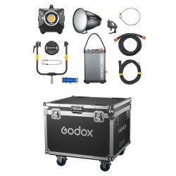 MG6K K1 Led COB 4300W Bicolor + GR45 Réflecteur + fly case
