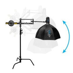 Easy Boom 360 - Girafe Studio Compacte + Bras 70 cm