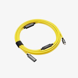 USB-C / USB-C Femelle - 10m - Jaune USB-C / USB-C Femelle - 10m - Jaune