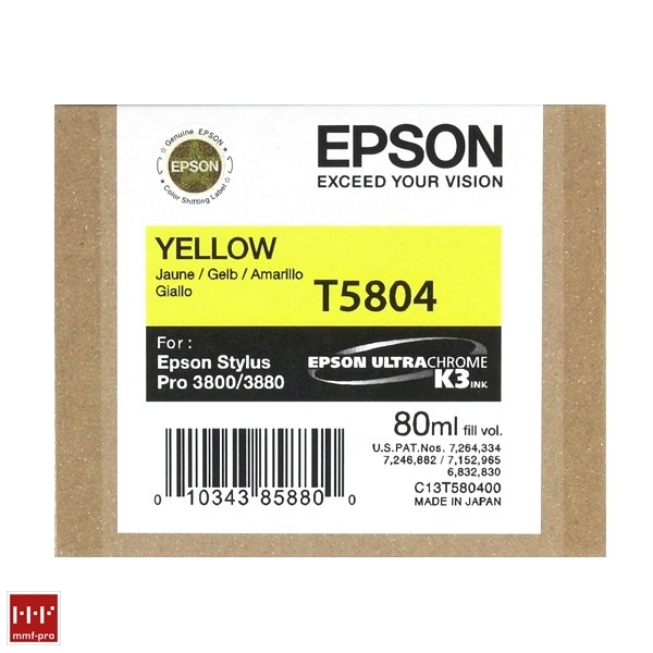 T5804 - JAUNE - 80 ml