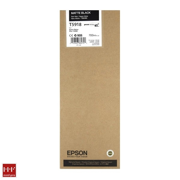 T5918 - MATTE  BLACK - 700 ml