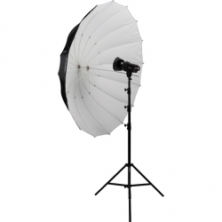 Standard Umbrella - White/Black 7'
