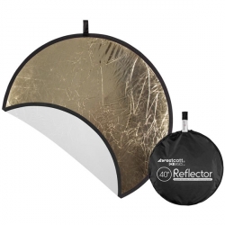 Basics 40 Réflecteur rond 2-en-1 Sunlight / Blanc (100 cm)