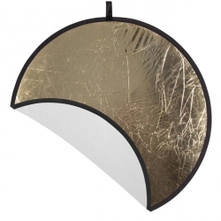 Basics 40 Réflecteur rond 2-en-1 Sunlight / Blanc (100 cm)