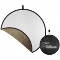 Basics 40 Réflecteur rond 2-en-1 Sunlight / Blanc (100 cm)