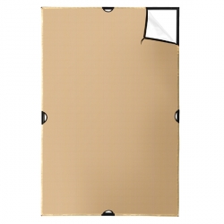 Scrim Jim® Cine 4' x 6' - Réflecteur Doré/Blanc (121.92 x 182.88 cm)