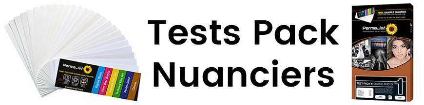 Tests pack et nuanciers
